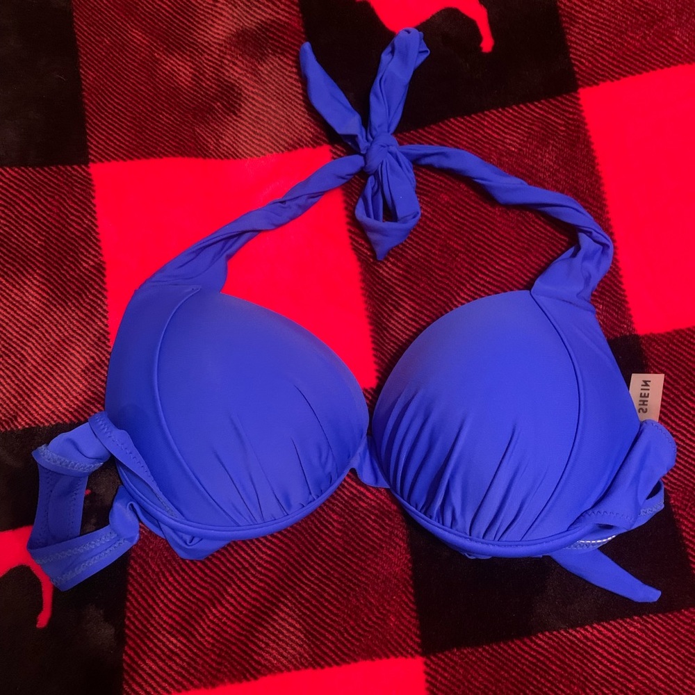 Royal blue swim top